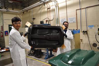 Students develop composite sled prototype 